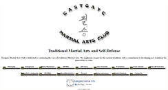 Desktop Screenshot of eastgatemartialartsclub.com