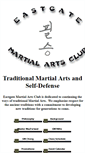 Mobile Screenshot of eastgatemartialartsclub.com