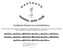 Tablet Screenshot of eastgatemartialartsclub.com
